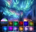 Water Ripple Ocean Waves Projector Lamp , with 14 Light Effects - Image 4